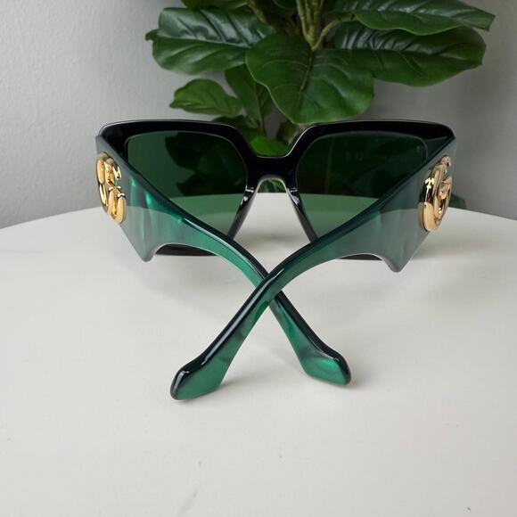 Gucci Eyewear Double G Oversized-frame Sunglasses - Picture 2 of 3